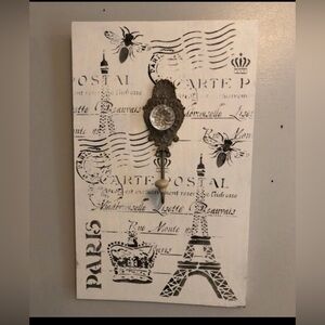 Vintage style Paris Wall Hook Decorative wall decor duo